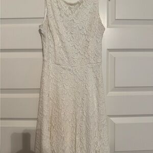Speechless Ivory Lace Mini Dress